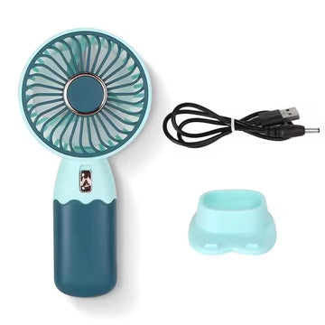 Ventoinha Portátil Recarregável Silenciosa - VERDE - OnLike